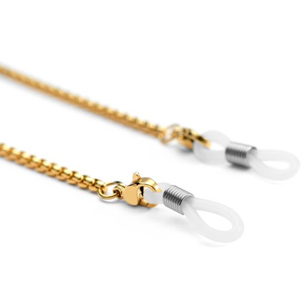 Gold-Tone Box Sunglasses Chain for Men - Glasses Straps