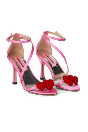 Amy Satin Heart Pastel Lavender 40