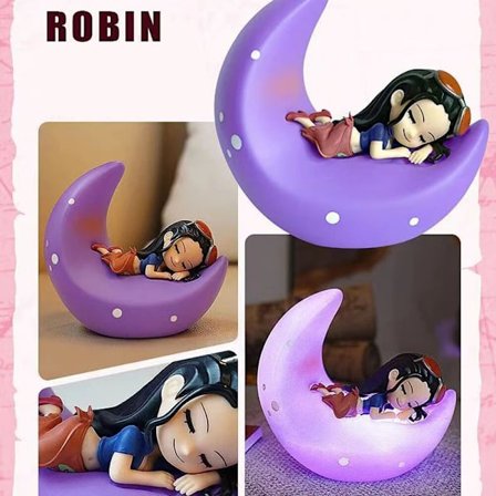 One Piece Yövalo Sokkolaatikko Anime Luffy Zoro Nami Sanji Chopper Figuuri Sweet Dream -sarja LED Yövalo Koriste Lahja