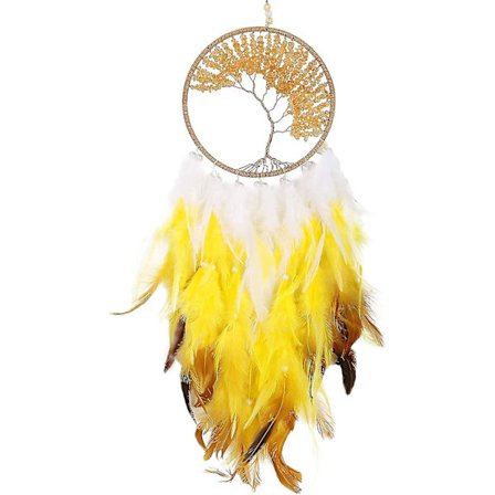 Drömfångare Handgjord Fjäder Drömfångare Mobil Vägg Hängande Barnrum