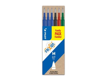 PILOT Refill Frixion 0,7mm 4 färger - Lyreco - Kontorsmaterial - Pennor - Pennpatroner