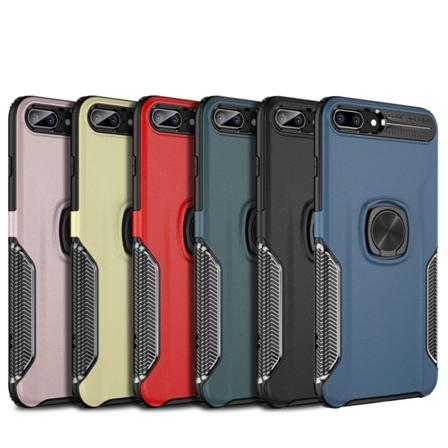 iPhone 6/6S - Praktisk LEMAN Cover med Ringholder Röd