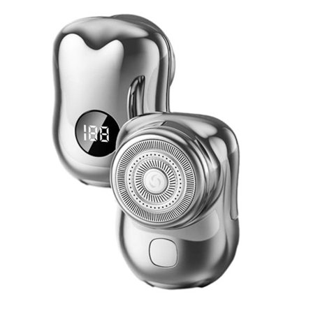 Mini elektrisk barbermaskine til mænd, lomme USB genopladelig bærbar trådløs trimmer ansigtsskæg barbermaskiner hårtrimmer barbermaskine