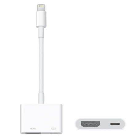 Lightning–digitaalinen AV-sovitin (Lightning–HDMI) valkoinen