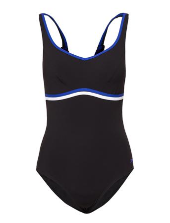 Contourluxe 1 Piece Uimapuku Uima-asut Musta Speedo