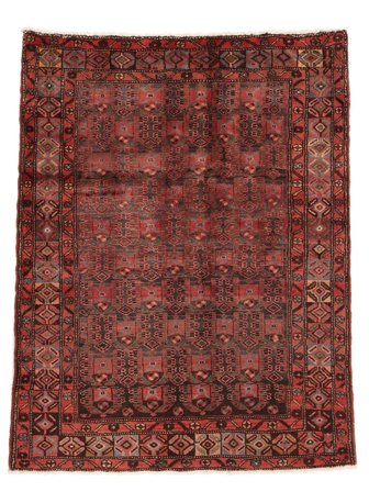 Handgeknoopt Perzisch Hamadan Vloerkleed 134X173