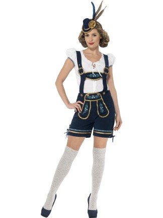 Traditionell Bavarisk OktoberfestDräkt Deluxe S