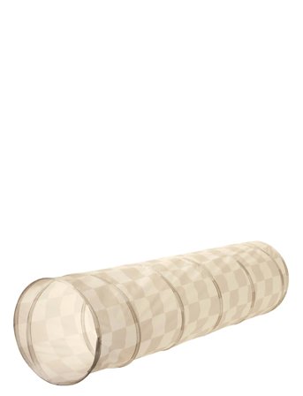 3 Sprouts 3 Sprouts Play Tunnel, Checkerboard Beige - Beige - ONE SIZE