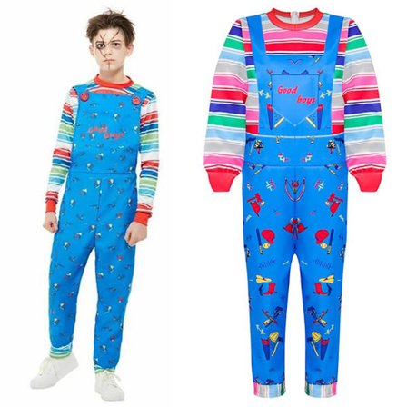 Chucky-kostume til børn Halloween udklædningstøj 150