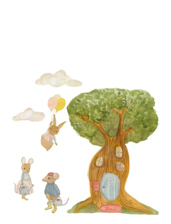 That's Mine Wallsticker The Secret Treehouse - Multi/patterned - ONE SIZE