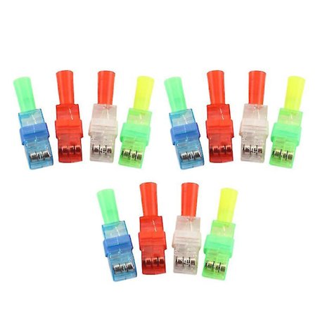 20st Tecknad Led Glödande Finger Lampor Barn Ring Leksaker (slumpmässig färg)