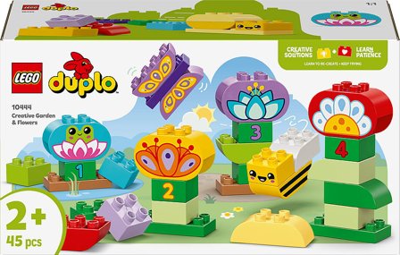 Lego Duplo By Kreativ Have og Blomster Farvesorterings og Stablelegetøj 10444, Børn & Forældre, Motorik & Bevægelse, Klodser Og Stabletårne