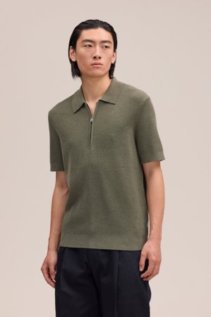 NN.07 Hansie Polo Herre Grøn Økologisk Bomuld