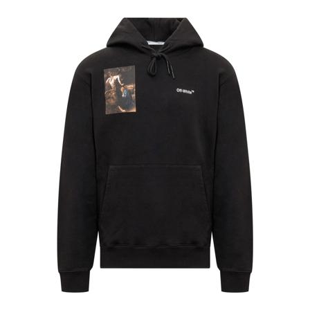 Off White Hoodies , Zwart , Heren , Maat: M