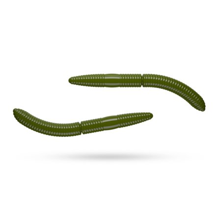 Libra Lures Fatty D'Worm 75 No Scent (8-pack) - Olive