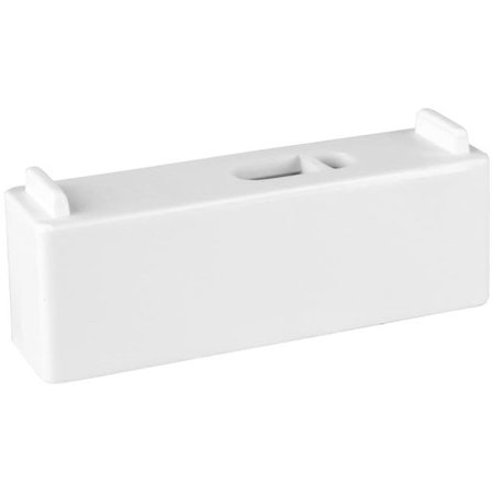 Faluplast 16220 Distanskloss 20 x 60 mm, för enkel/dubbelklämma, vit, Installation