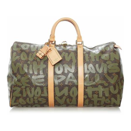 Louis Vuitton, Weekend Bags Groen, Dames, Maat:ONE Size