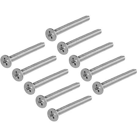 M4x30mm Flat Head Maskinskruer Phillips Krysskruer 304 Rustfritt Stål