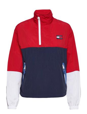 Tjw Colorblock Popover Red Tommy Jeans