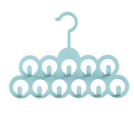 Slinga Scarf Hängare halkfri Multifunktionsgarderob Organisation Förvaringshållare För Scarf Herr Slips Dam Sjal 11 öglor