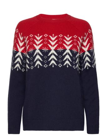 Saga Jumper Pullover Multi/mønstret Jumperfabriken*Betinget Tilbud