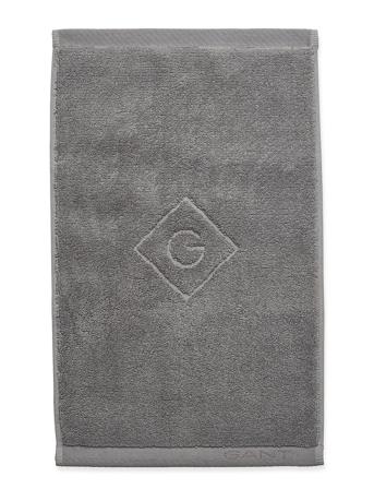 Icon G Towel 30X50 Home Textiles Bathroom Textiles Towels & Bath Towels Guest Towels Grå GANT
