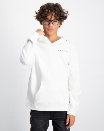Polo Ralph Lauren Ls Po Hood Knit Shirts Sweatshirt Wit Hoodies Jongens - Kids Brand Store