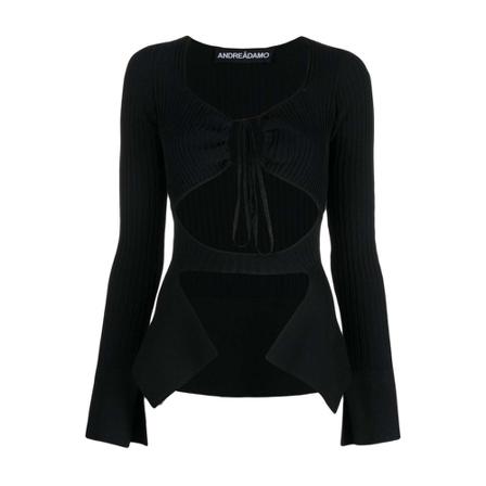 Andrea Adamo Blouses Sort, Dame