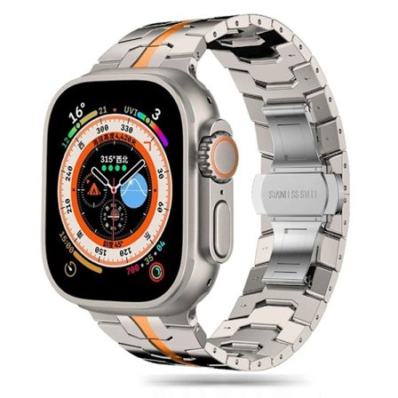 Tech-Protect Apple Watch (44/45/46/49mm) Armband Lines - Titanium