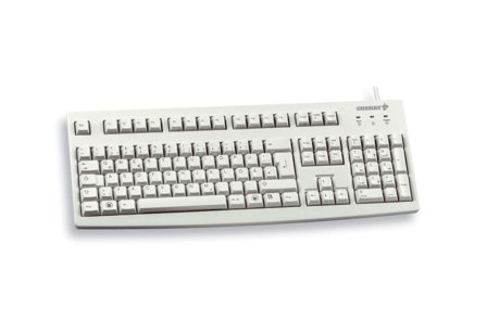Cherry G83-6105 MECH KB GE/CYR GREY GERMAN / CYRILLIC - GREY PERP