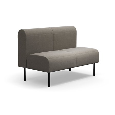 Modulsofa VARIETY, 2-Sitzer, Stoff Pod CS, taupe