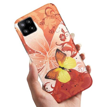 Samsung Galaxy A22 5g - Skal / Mobilskal Fjäril & Blomma