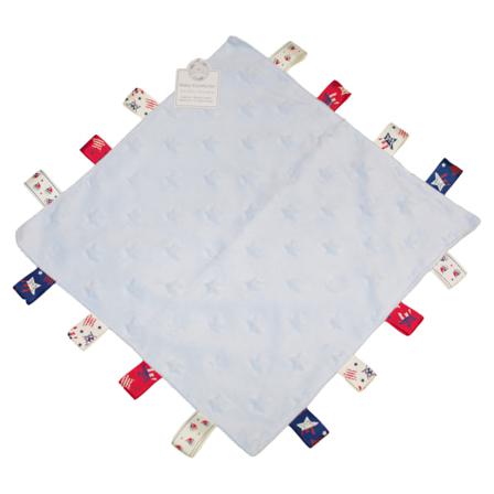 Snuggle Baby Unisex Star Präglad Boats Täcken One Size Sky
