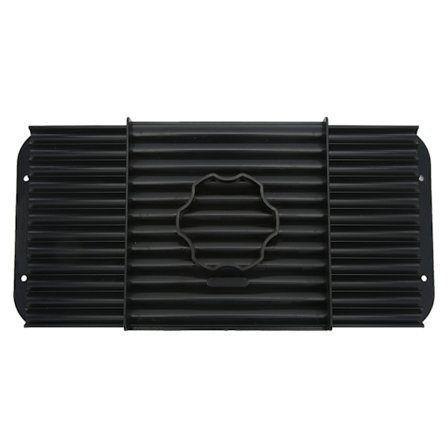 Bait Rolling Plate ABS Plast Svart Bærbar Lett Fiske Bait Roll Board for Utendørs 14mm/0.56in