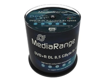 MediaRange Blank Dvd 8.5 Gb Dvd+R Dl 100