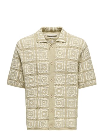 ONLY & SONS | Onsbart Rlx 5 Ss Shirt Knit Noos | L