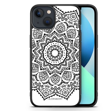 Bjornberry Skal iPhone 13 Mini - Svart Mandala
