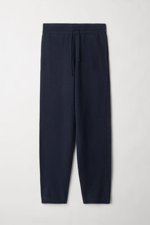 Soft Goat - Men's Pants - Men cashmere pants - L - Navy