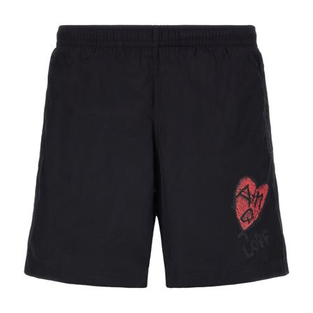 Alexander McQueen, Casual Shorts Zwart, Heren, Maat:L