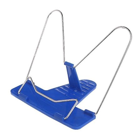 Justerbar vinkel metallbokstativ Fordable bærbar dokumentbokstativ med sideholder