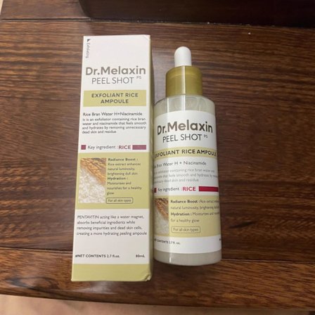 Cross border Dr. Melaxin sort ris hvide ris 80ml eksfolierende, lysnende, eksfolierende og fugtgivende essens