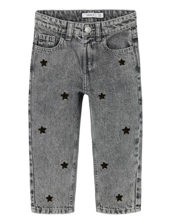 name it | Nmfbella Mom Emb Jeans 3285-Be Noos | 110