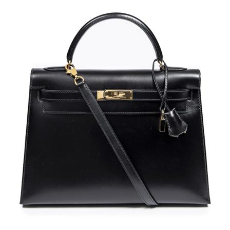 Hermès Vintage Pre-owned Handbags Sort, Dame Vintage Tasker, Størrelse: ONE Size