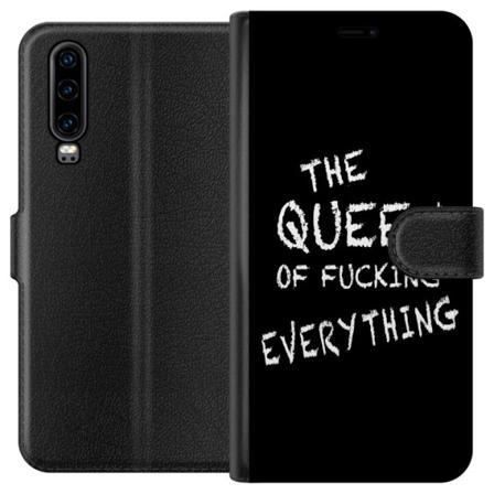 Huawei P30 Tegnebogsetui Dronning af alting