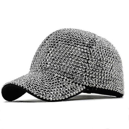 Dame Krystaller Glimt Baseball Kasket Ædelsten Bling Baseball Kasket