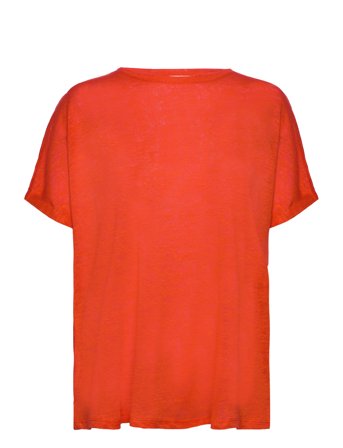 Mango | Oversized Linen T-Shirt | XS