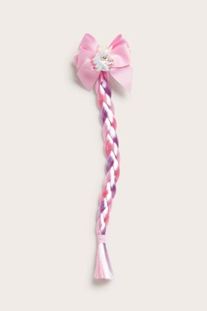 Kappahl | Hårklämma med fläta Rosa ONE SIZE | Rosa