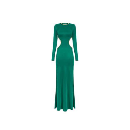 Elisabetta Franchi Party Kjole Grøn, Dame