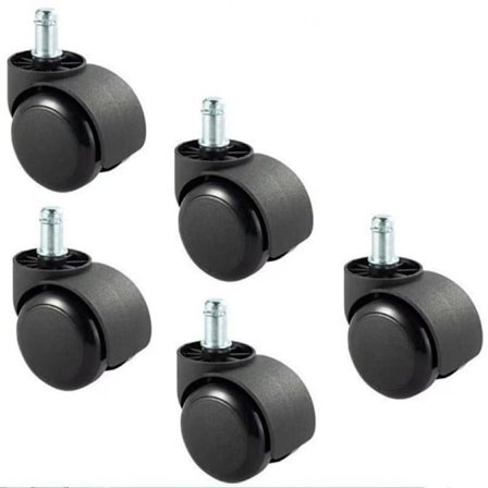 Erstatningshjul til IKEA kontorstole 5-pak 10mm x 22mm