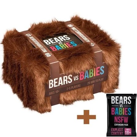 Bears VS Babies -lautapeli Vanhemman ja lapsen vuorovaikutuskortit Peruspelien opetuslelut